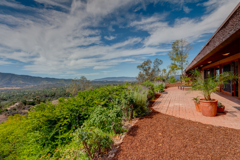 Mountain and Valley Views from Ojai custom home for sale