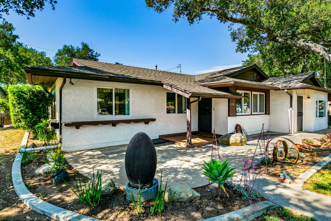 front view of ojai home for sale