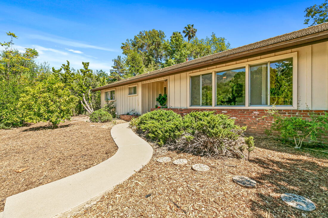 front view of ojai home for sale