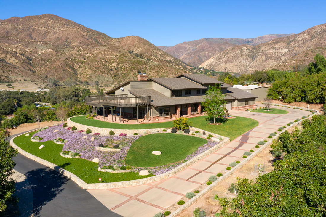 Ojai home for rent with mountain views