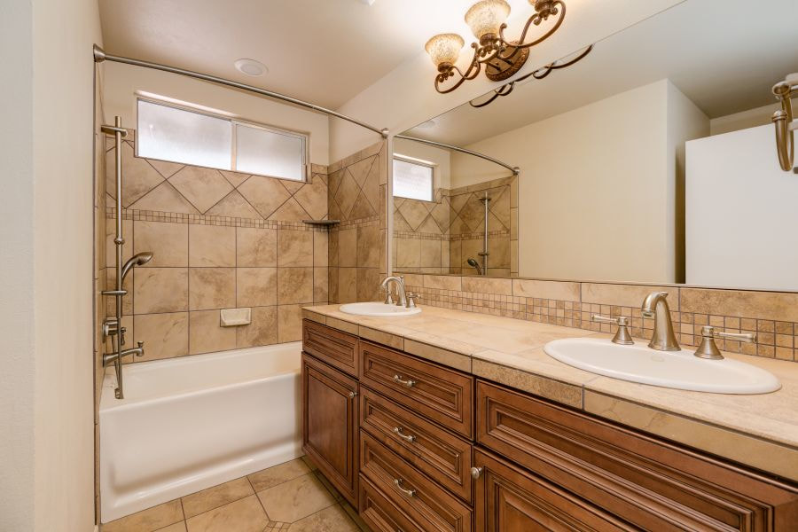Remodeled Guest Bathroom in Ojai Home for Sale