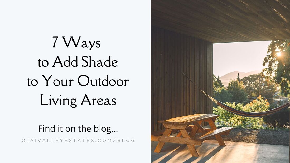 add shade to outdoor living areas